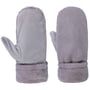 Fake Fur Vuisthandschoenen by Seeberger grijs