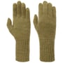 Fijngebreide Vingerhandschoenen by Seeberger olijfgroen