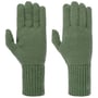 Fijngebreide Vingerhandschoenen by Seeberger groen