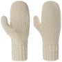 Vuisthandschoenen met Fleece Voering by Seeberger crèmewit