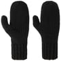 Vuisthandschoenen met Fleece Voering by Seeberger zwart