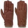 Soft Button Leren Handschoenen by Roeckl cognac