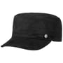 Cubano Leren Army Cap by Lierys zwart