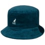 Corduroy Bucket Hoed by Kangol petrol blauw