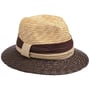 Karla Twotone Strohoed by McBURN naturel-bruin