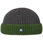 Twotone Dockermuts by Hammaburg antraciet-groen