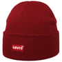 Red Batwing Slouchy Beanie Muts by Levi’s® bordeaux