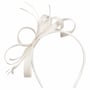 Alicia Fascinator by Seeberger wit