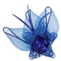 Roses Fascinator met Clip by McBURN blauw