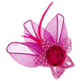 Roses Fascinator met Clip by McBURN fuchsia