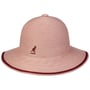 Tropic Wide Brim Stripe Hoed by Kangol roze