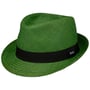 Jaston Trilby Panamahoed by Lipodo donker groen
