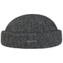 Lavoy Herringbone Wool Dockermuts by Stetson grijs-zwart