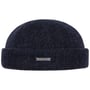 Lavoy Herringbone Wool Dockermuts by Stetson donkerblauw