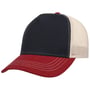Rapper Canvas Trucker Pet blauw-rood
