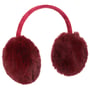 One Colour Imitatiebont Oorwarmers by McBURN bordeaux