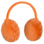 One Colour Imitatiebont Oorwarmers by McBURN oranje
