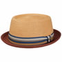 Licano Toyo Pork Pie Strohoed by Stetson naturel-rood