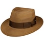 Kendrick Fedora Hennep Hoed by Stetson lichtbruin