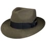 Kendrick Fedora Hennep Hoed by Stetson donkerolijfgroen