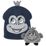 Miki the Monkey Kindermuts donkerblauw
