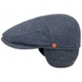 Merlino Zigzag Pet met Oorbescherming by Mayser donkerblauw