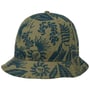 Hibiscus Print Bucket Katoenen Hoed by New Era olijfgroen