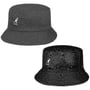 Embossed Bucket Omkeerbare Hoed by Kangol antraciet