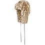 Leopard Trapper Pilotenmuts by Kangol beige