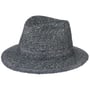 Classic Twotone Traveller Strohoed donkerblauw