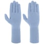 Kasjmieren Vingerhandschoenen by Seeberger lichtblauw