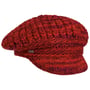 Lasenia Gebreide Newsboy Pet by McBURN rood