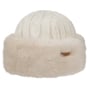Cable Knit Faux Fur Muts by Barts wit