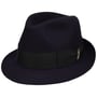 Nilo Premium Trilby Haarvilthoed by Borsalino donkerblauw