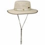 Outdoor Stoffen Hoed met Stormband by Stetson lichtbeige