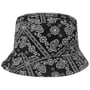 Paisley Bucket Katoenen Hoed by Lipodo zwart