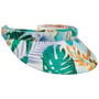 Multicolour Flower Visor by Lipodo wit-blauw