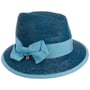 Marlena Traveller Strohoed by bedacht blauw