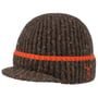 Deer Beanie Muts met Klep by Stetson bruin