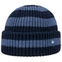 Twotone Stripes Beanie Muts by Hammaburg blauw