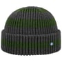 Twotone Stripes Beanie Muts by Hammaburg groen