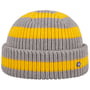 Twotone Stripes Beanie Muts by Hammaburg geel