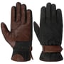 Twotone Goat Nappa Leren Handschoenen by Stetson donkerbruin
