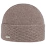 Walkloden Muts met Omslag by Seeberger taupe