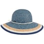Striped Edge Flaphoed by Lipodo blauw-gemêleerd