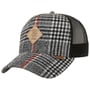 HFT Check Logo Patch Tweed Pet by Djinns zwart