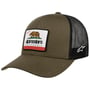Cali Trucker Pet by alpinestars olijfgroen