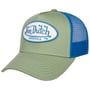 Boston Oval Patch Trucker Pet by Von Dutch groen-blauw