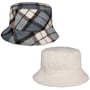 Doriet Check Bucket Omkeerbare Hoed by Mayser blauw