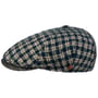 Landio Bouclé Check Pet by Alfonso D’Este petrol blauw